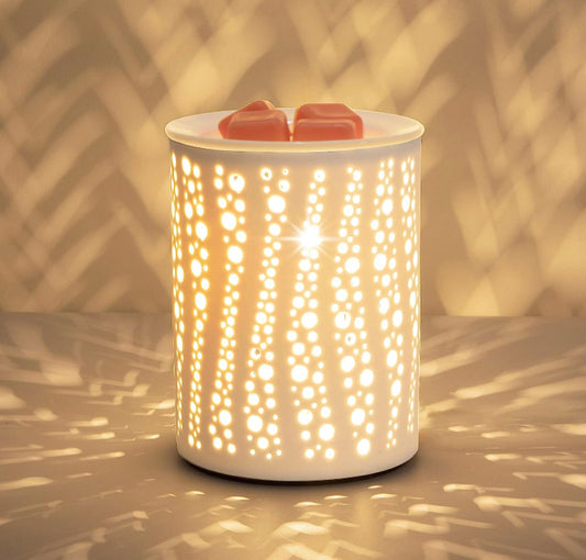 (One Time Deal) Wax Melt Warmer: Ceramic Electric Fragrance Burner