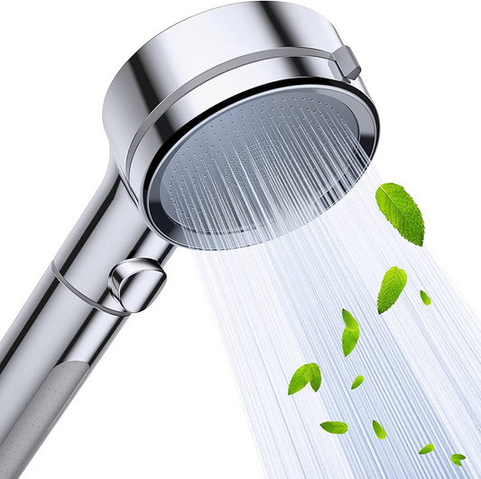 High Pressure Filtered Shower Head Handheld - 3 Spray Modes (No Hose)