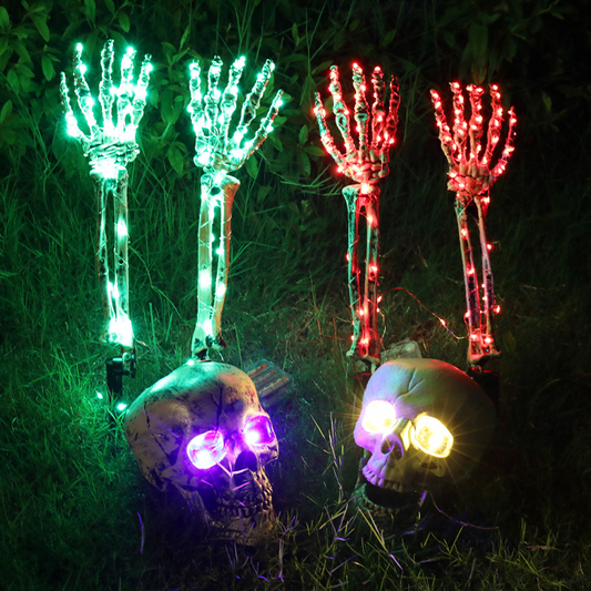 Halloween Decorative Skeleton Hand | LED Light-emitting Ghost Hand