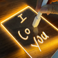 Creative Note Board | LED Night Light USB Message Board | Gift for Child