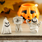 Pumpkin Head Ghost Halloween Decor: Spooky Ornaments