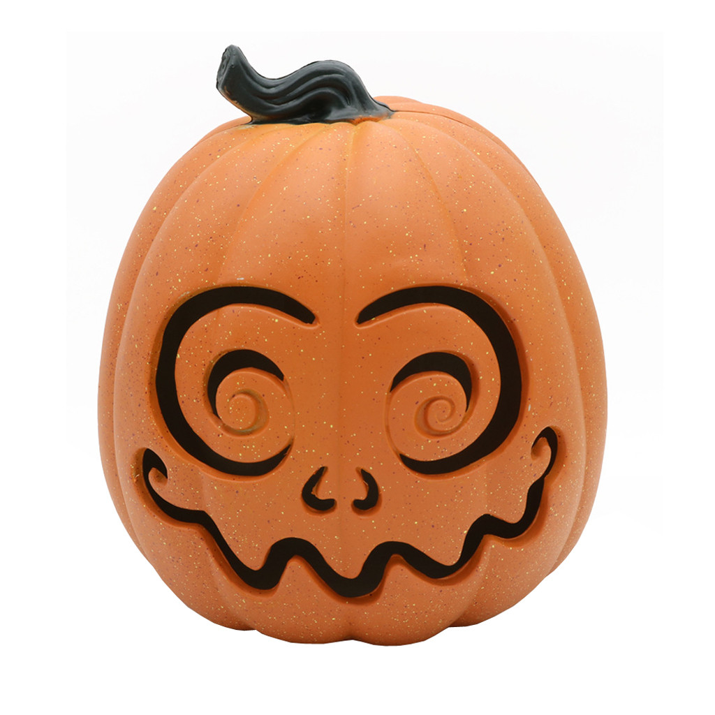 Halloween Pumpkin Lantern Scene Decor: Spooky Props